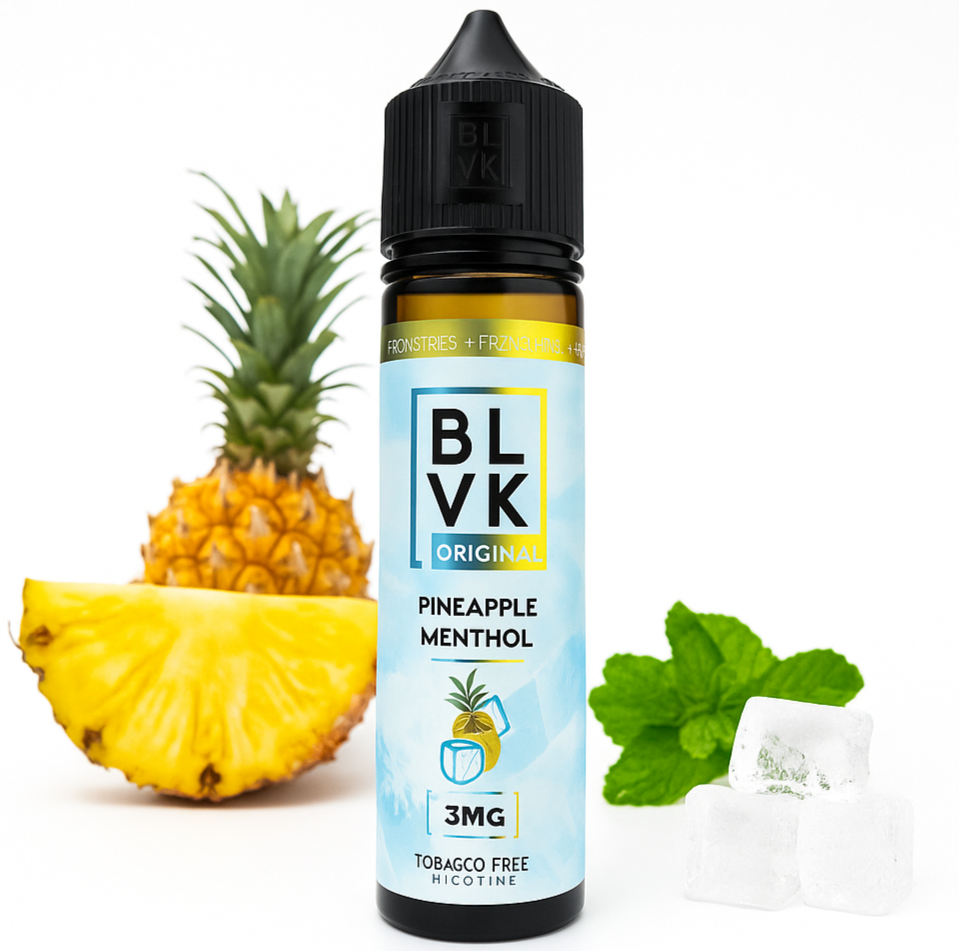 BLVK ORIGINAL PINEAPPLE MENTHOL 60ML 3MG