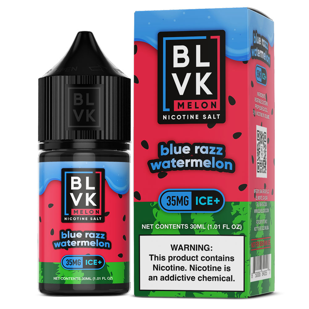 BLVK SALT MELON BLUE RAZZ WATERMELON ICE 30ML 35MG