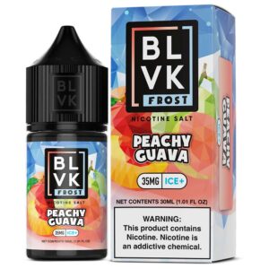 BLVK SALT FROST PEACHY GUAVA ICE 30ML 35MG