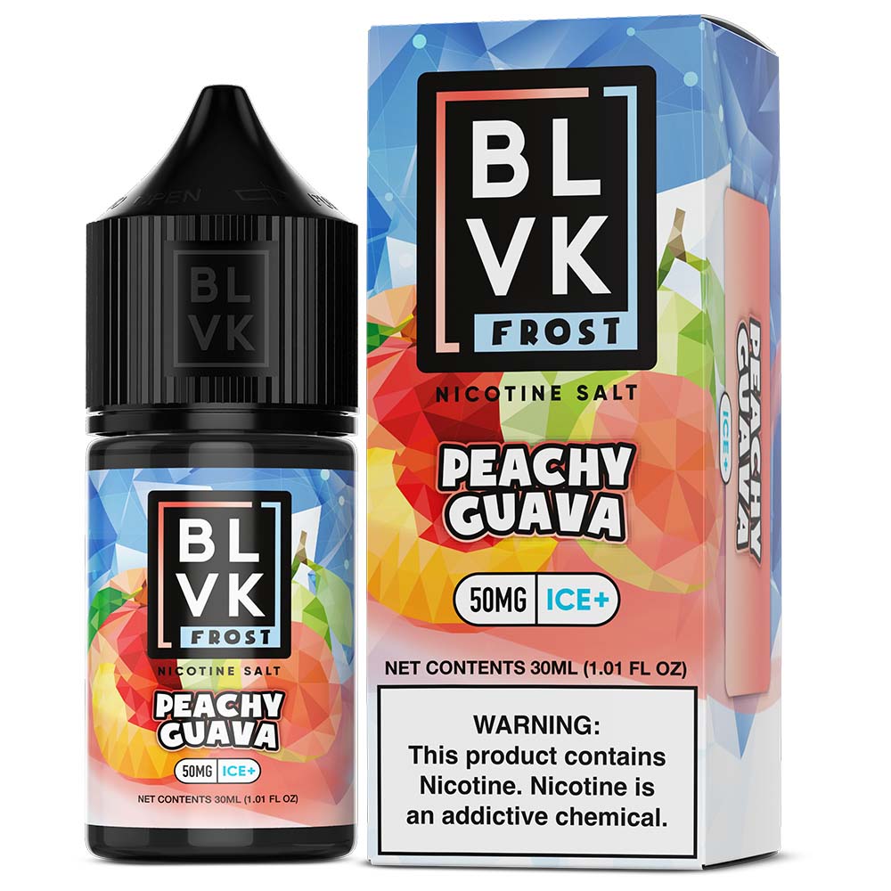 BLVK SALT FROST PEACHY GUAVA ICE 30ML 50MG