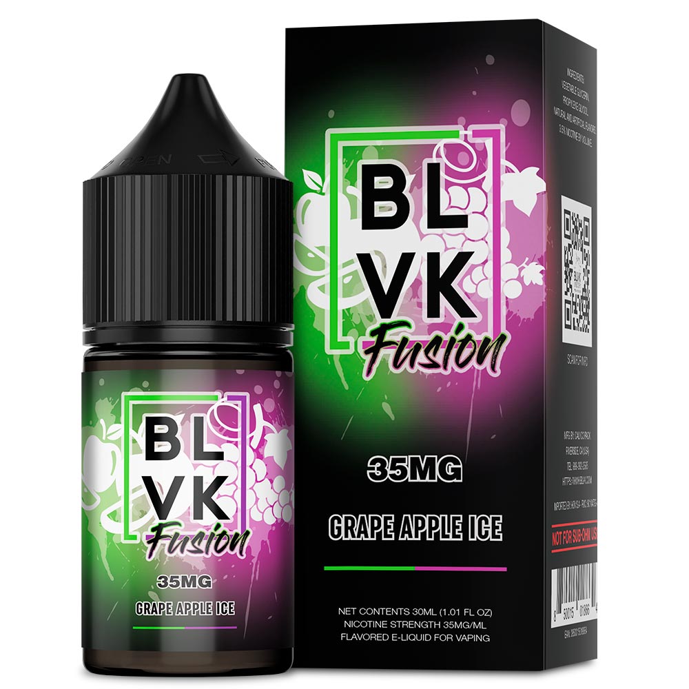 BLVK SALT FUSION GRAPE APPLE ICE 30ML 35MG