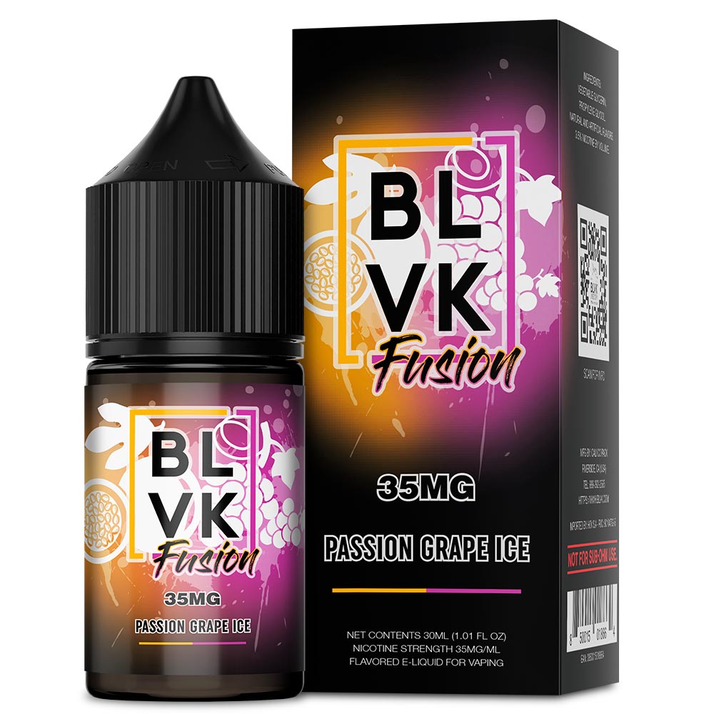 BLVK SALT FUSION PASSION GRAPE ICE 30ML 35MG