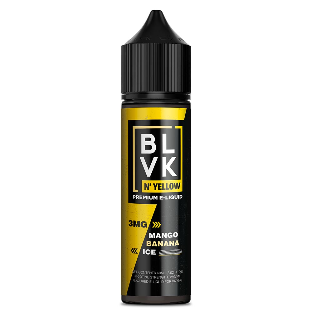BLVK N'YELLOW MANGO BANANA ICE 60ML 3MG