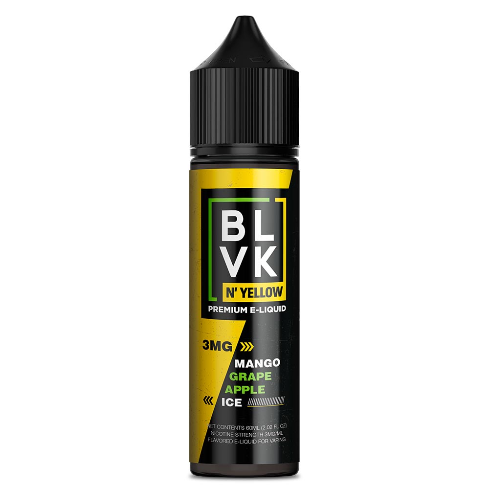 BLVK N'YELLOW MANGO GRAPE APPLE ICE 60ML 3MG