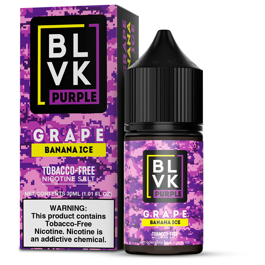 BLVK SALT PURPLE GRAPE BANANA ICE 30ML 50MG