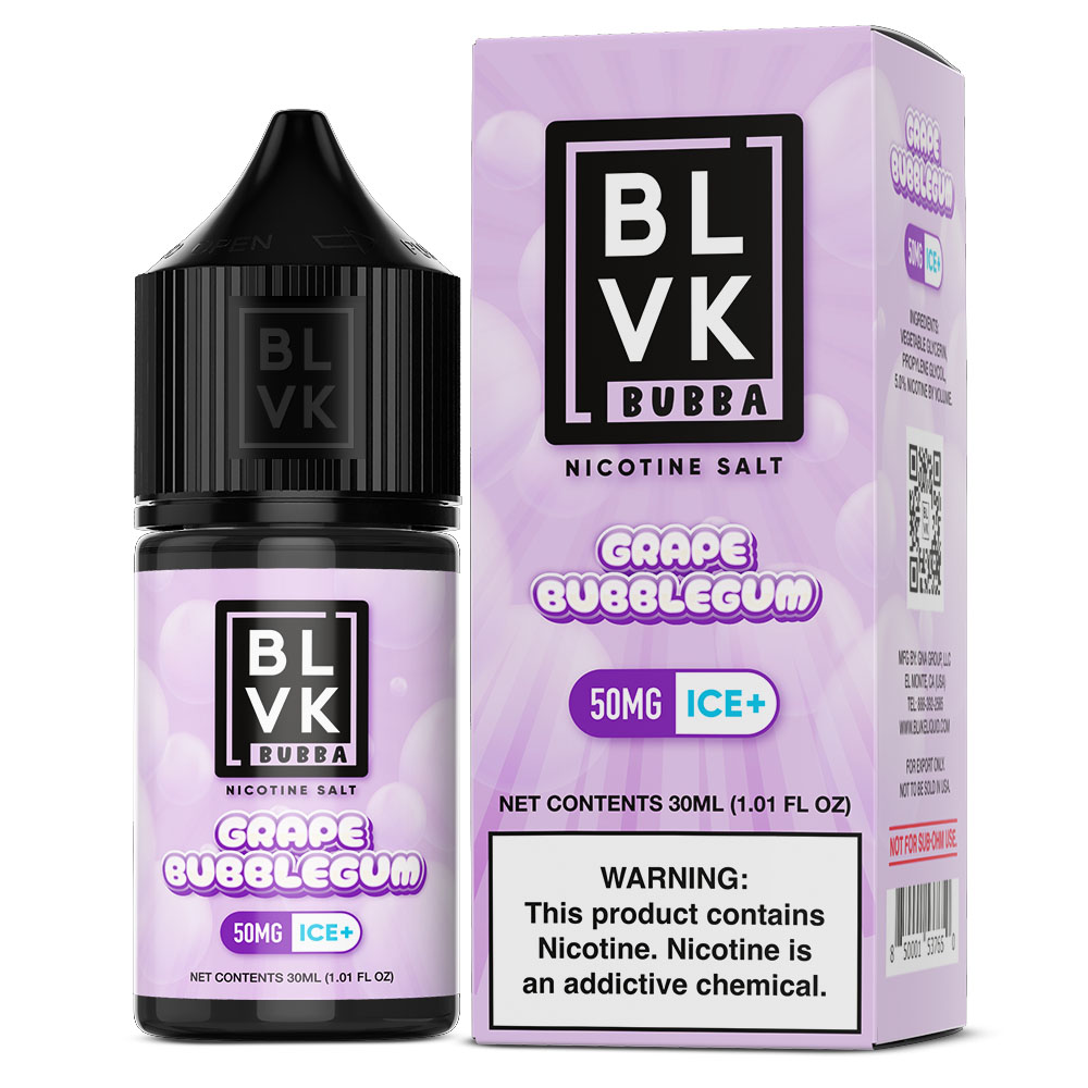 BLVK SALT BUBBA GRAPE BUBBLEGUM ICE 30ML 50MG