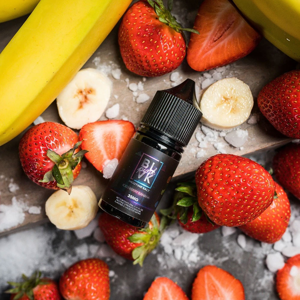 BLVK SALT PINK ICED BERRY BANANA 30ML 35MG