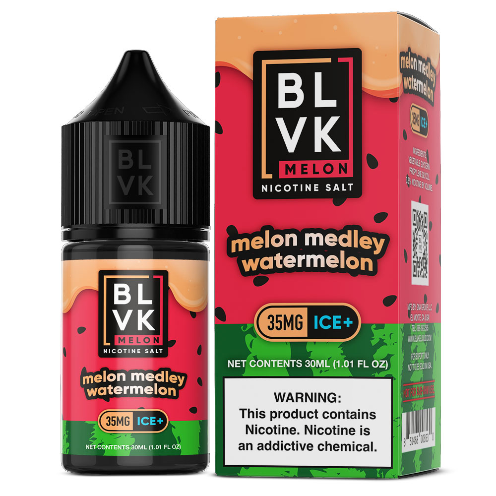 BLVK SALT MELON MEDLEY WATERMELON ICE 30ML 35MG