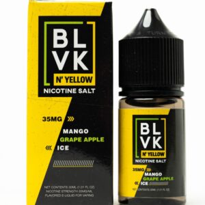 BLVK SALT N'YELLOW MANGO GRAPE APPLE ICE 30ML 35MG