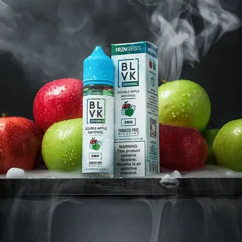 BLVK ORIGINAL DOUBLE APPLE MENTHOL 60ML 3MG