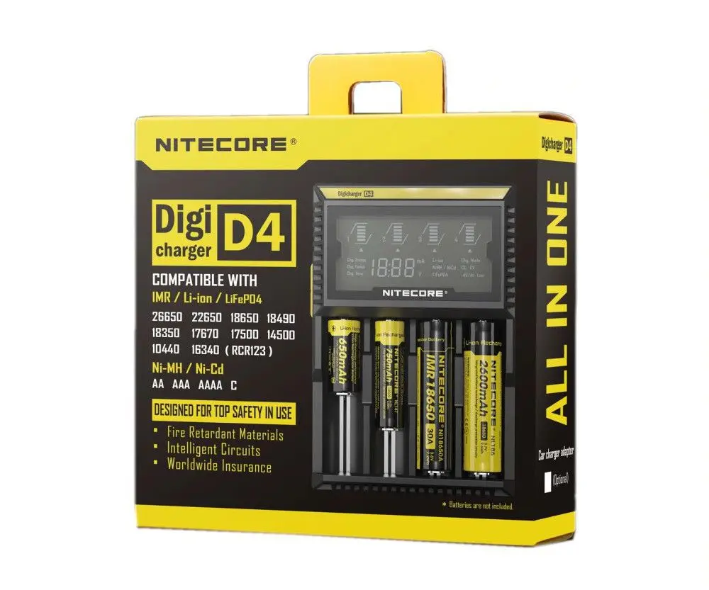 CARREGADOR NITECORE D4 EU
