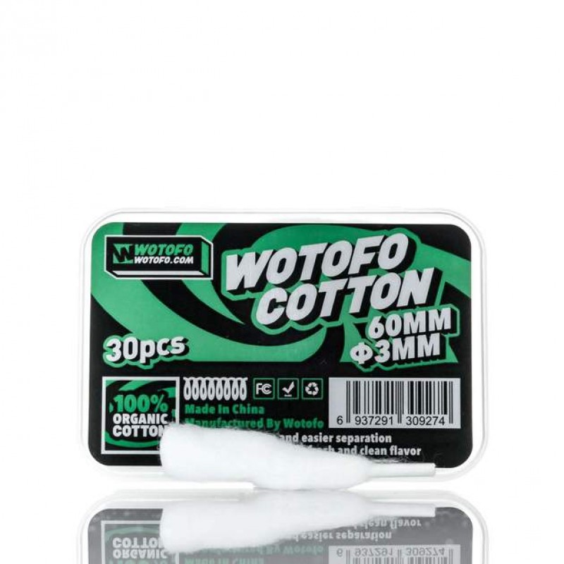 ALGODÃO WOTOFO XFIBER 30PCS 3MM