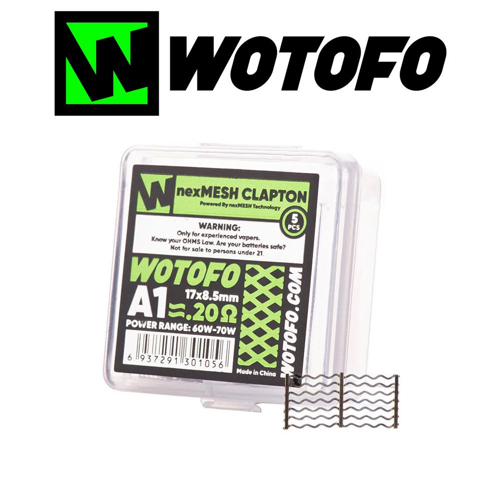 COIL MESH WOTOFO NEXM CLAPTON S 0.20Ω (UNIDADE)