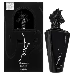 MAAHIR BLACK EDITION LATTAFA EAU DE PARFUM UNISSEX 100ML