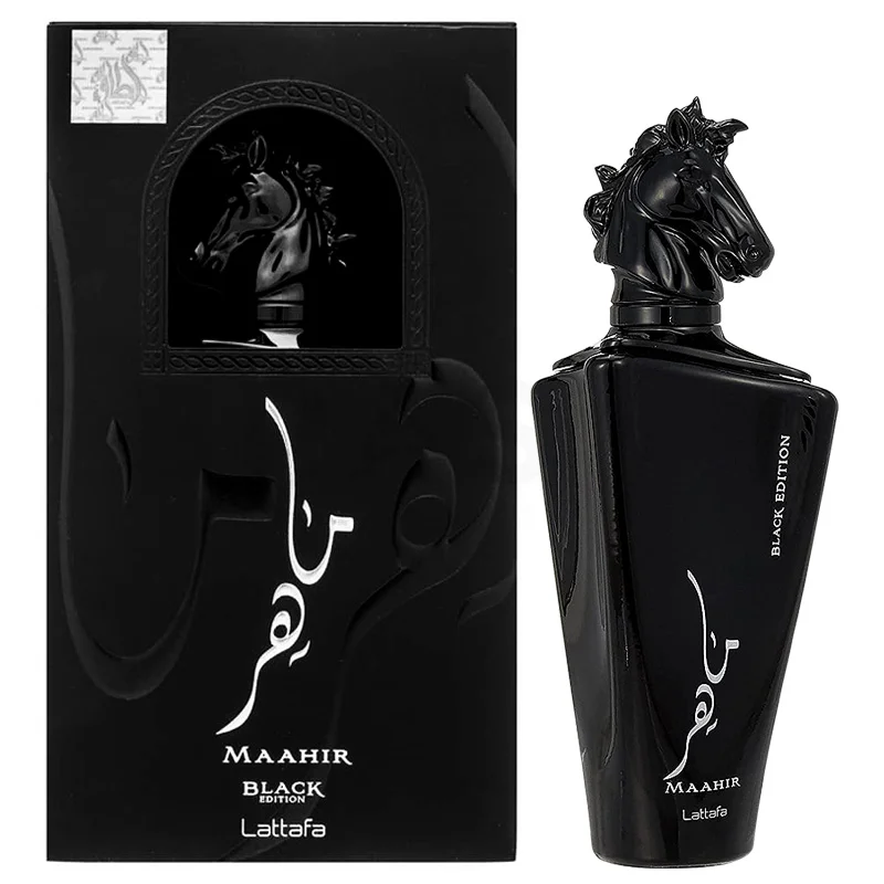 MAAHIR BLACK EDITION LATTAFA EAU DE PARFUM UNISSEX 100ML
