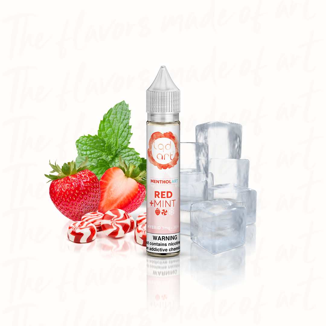 LQD ART RED MINT 30ML 0MG