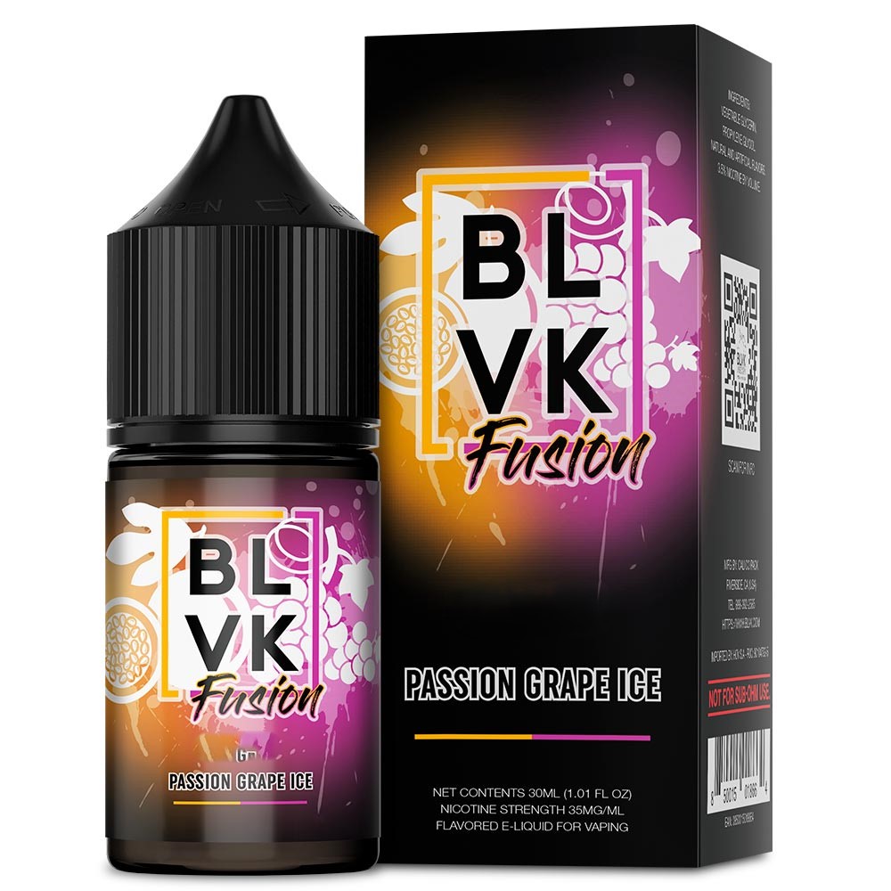 BLVK SALT FUSION PASSION GRAPE ICE 30ML 50MG