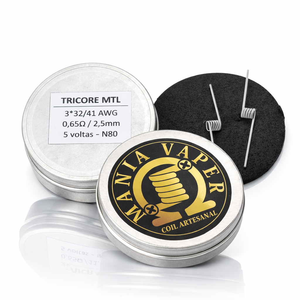 COIL TRICORE MTL N80 2,5MM 0.65Ω (PAR)