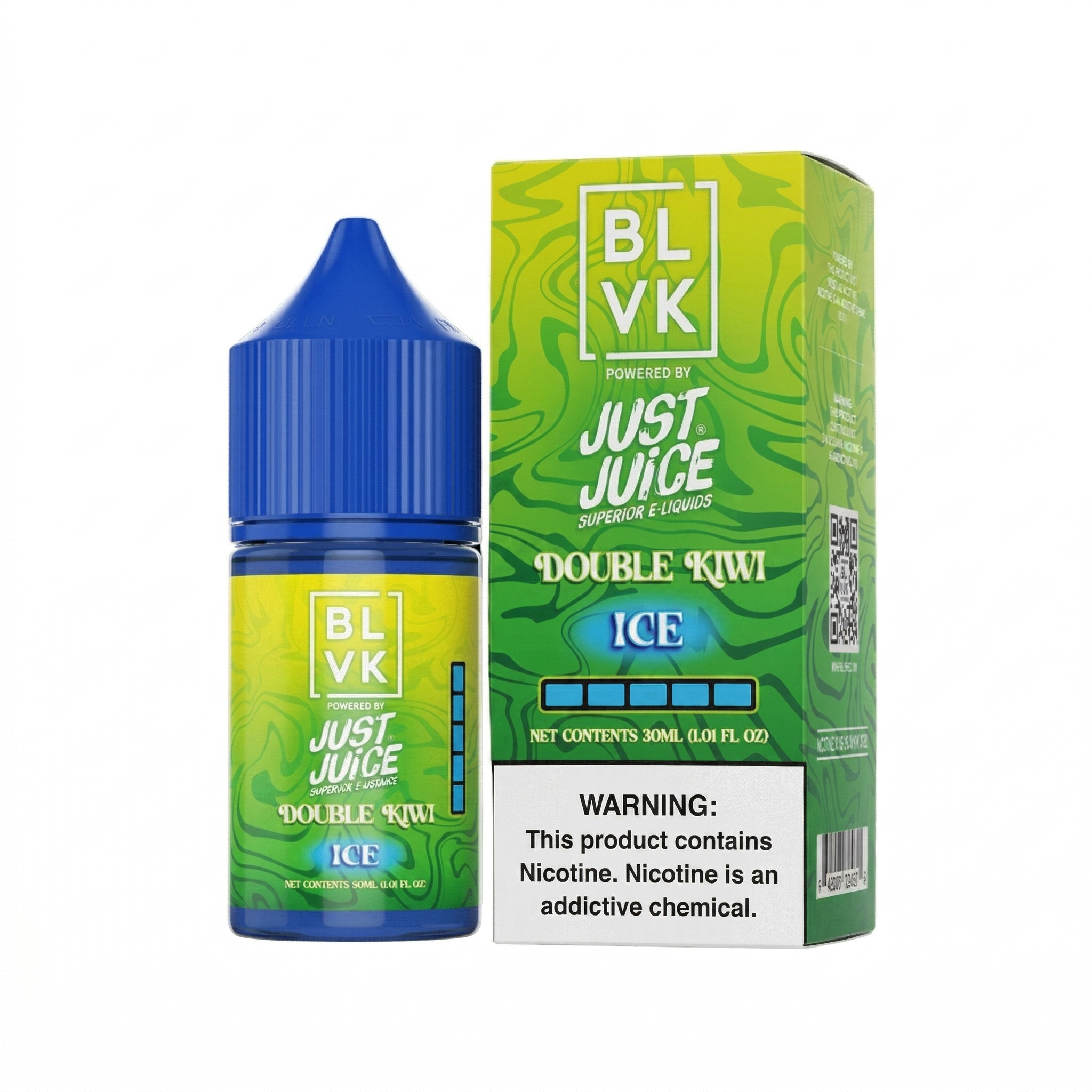 BLVK X JUST JUICE DOUBLE KIWI ICE 30ML 50MG